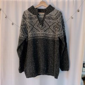 ARAN CRAFTS 100% wool sweater